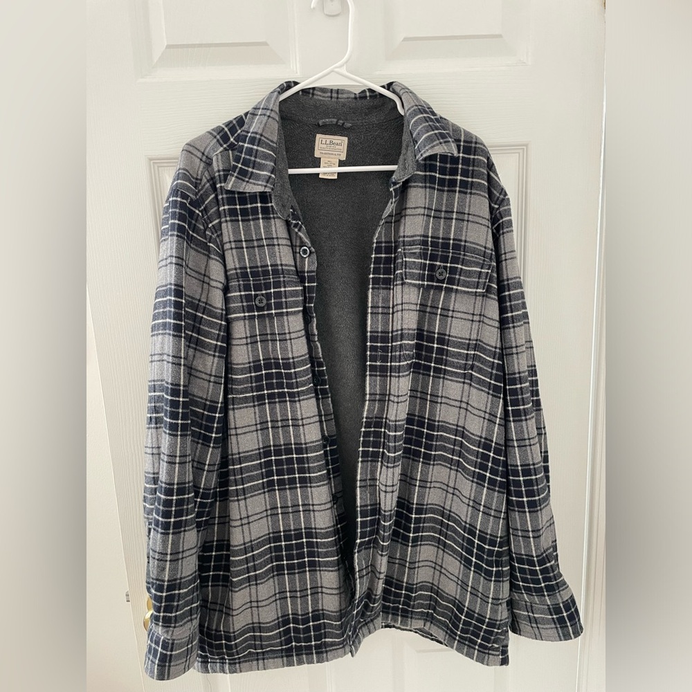 L.L.Bean Lined Flannel shirt